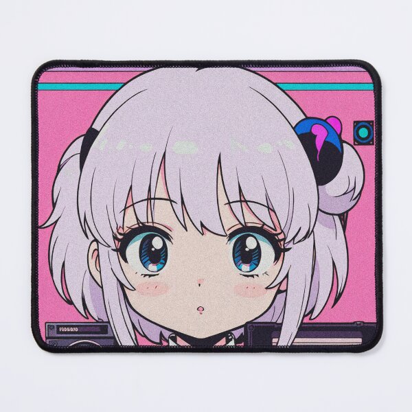 Item preview, Derpy Chibi 90s - Funny Anime Glitch Sticker designed and sold by RetroRebootShop.