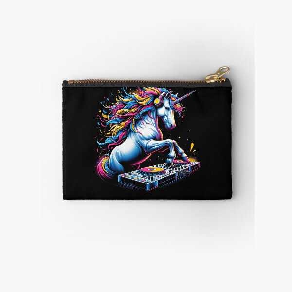 Item preview, Unicorn DJ DJing EDM Funky Dance Club designed and sold by Kimberley King Art  King Art.