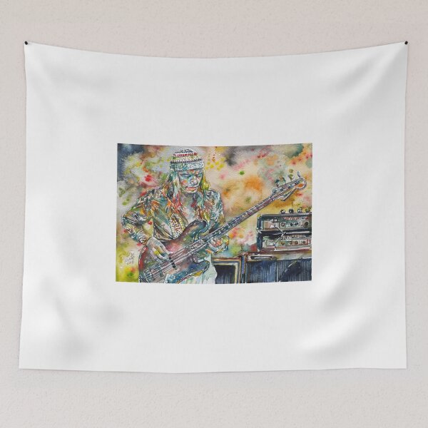 Item preview, JACO PASTORIUS watercolor portrait .1 designed and sold by lautir.