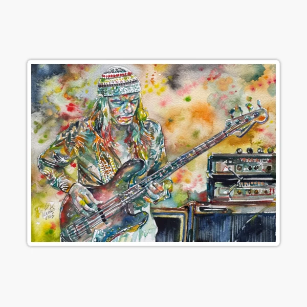 JACO PASTORIUS watercolor portrait .1