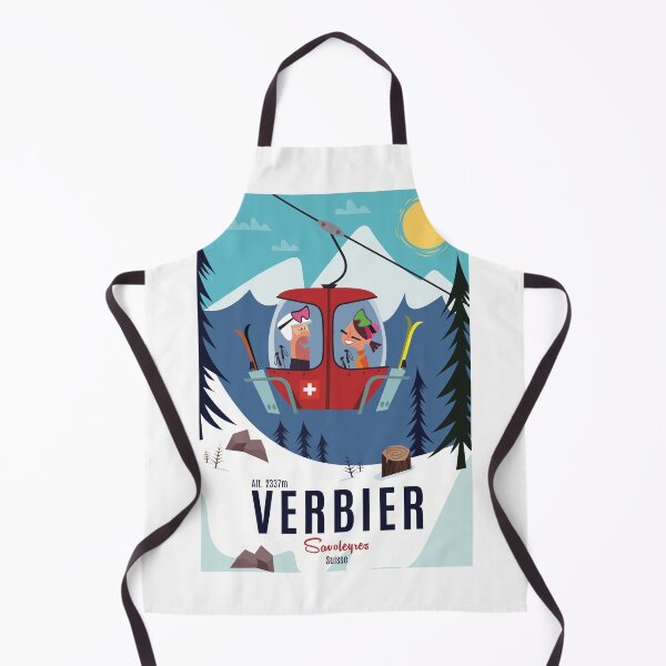 Item preview, Verbier ski poster designed and sold by GAGodel.