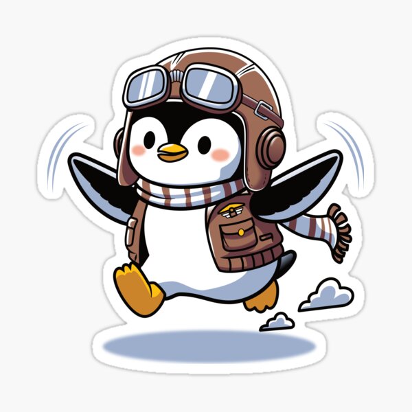 Item preview, Pilot Penguin designed and sold by Contrast-DG.