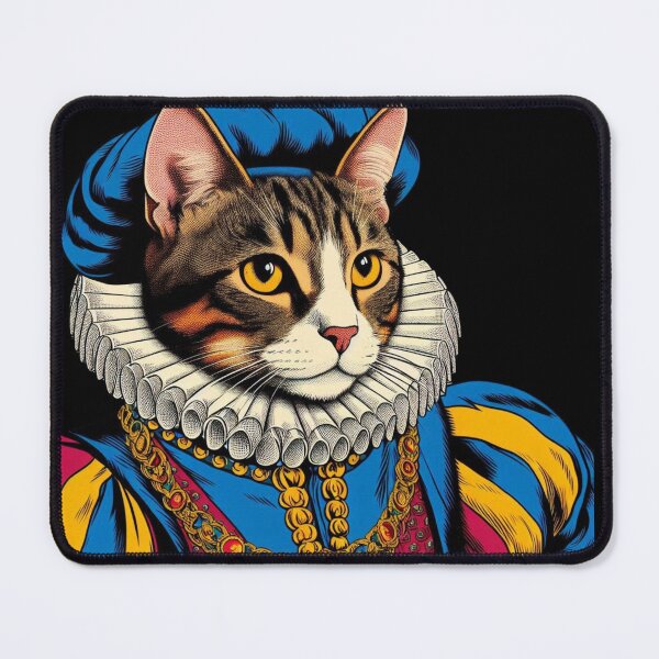 Item preview, Cat in Medieval Noble Attire designed and sold by MixtaGraphics.