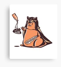 wicked cat darth vader Canvas Print