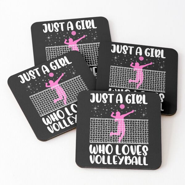 Item preview, Just a Girl Who Loves Volleyball - Cute Volleyball Player Design designed and sold by Serbin.