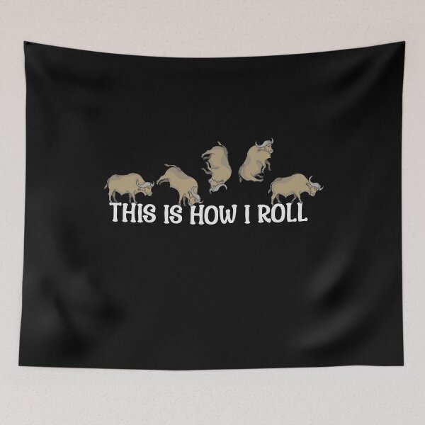 Item preview, Buffalo Lover Kids How I Roll Wild African Buffalo designed and sold by DSWShirts.