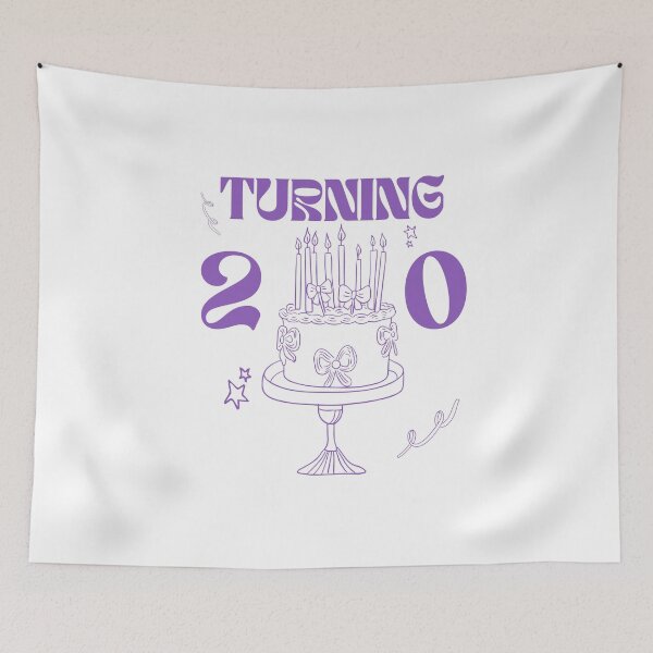 Item preview, Turning 20 – Aesthetic Birthday Celebration designed and sold by ZerotwoStudio.
