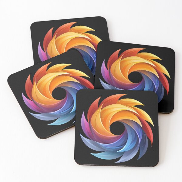 Item preview, Colorful Swirling Abstract Design - Vibrant Geometric Art designed and sold by EmiBarDesign.