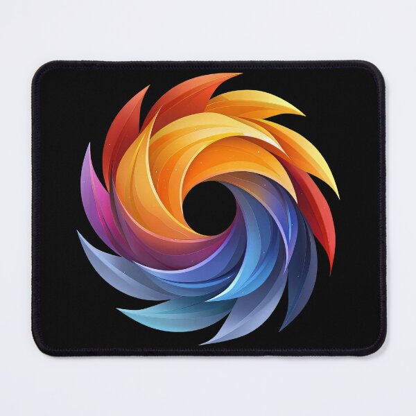 Item preview, Colorful Swirling Abstract Design - Vibrant Geometric Art designed and sold by EmiBarDesign.
