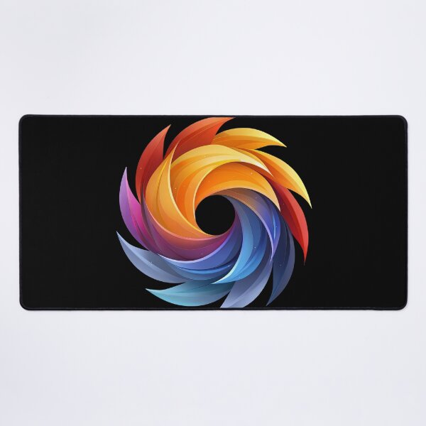 Item preview, Colorful Swirling Abstract Design - Vibrant Geometric Art designed and sold by EmiBarDesign.
