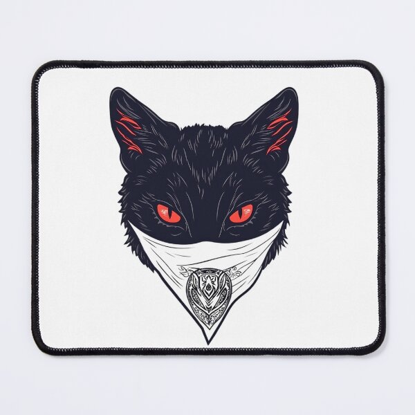 Item preview, Bandana White - Cartoon Cowboy Cat Sticker designed and sold by zax454.
