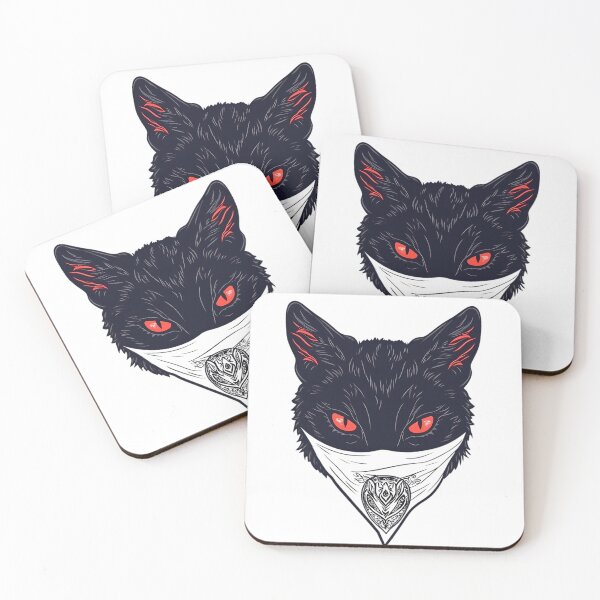 Item preview, Bandana White - Cartoon Cowboy Cat Sticker designed and sold by zax454.