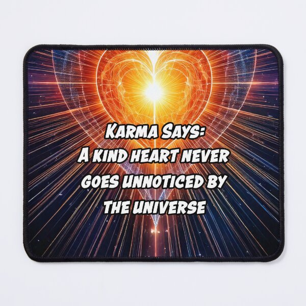 Item preview, Karma Says: "A kind heart never goes unnoticed by the universe." designed and sold by Unwind-Art-Work.