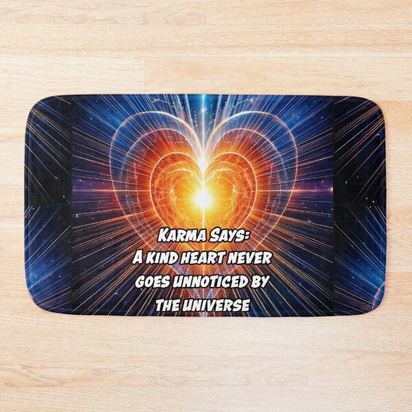 Item preview, Karma Says: "A kind heart never goes unnoticed by the universe." designed and sold by Unwind-Art-Work.