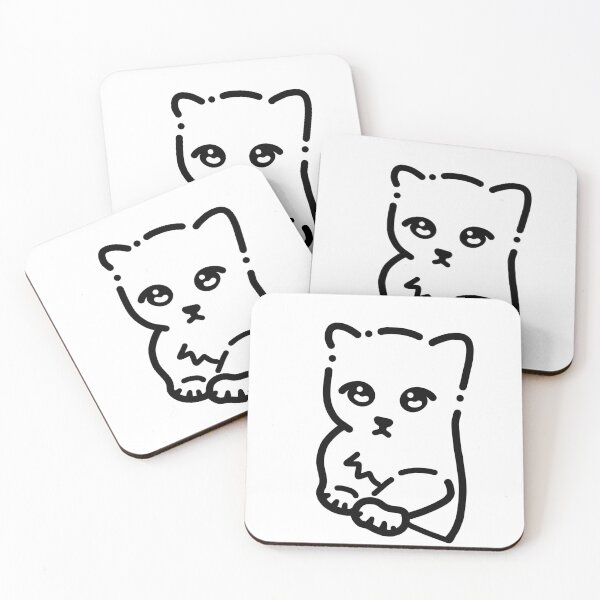 Item preview, cute cat simple design  designed and sold by BowieComposition .
