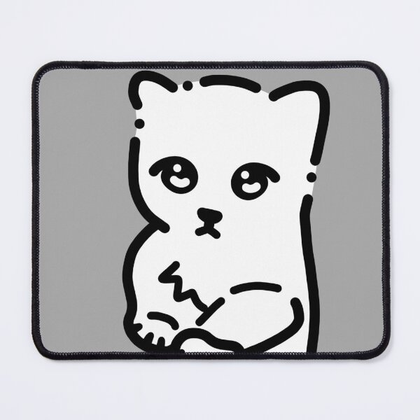 Item preview, cute cat simple design designed and sold by BowieComposition .