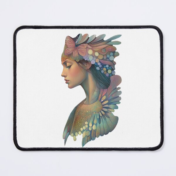 Item preview, Serene elegant female Portrait. Garden Of Thoughts. designed and sold by Shoot-The-Moon.