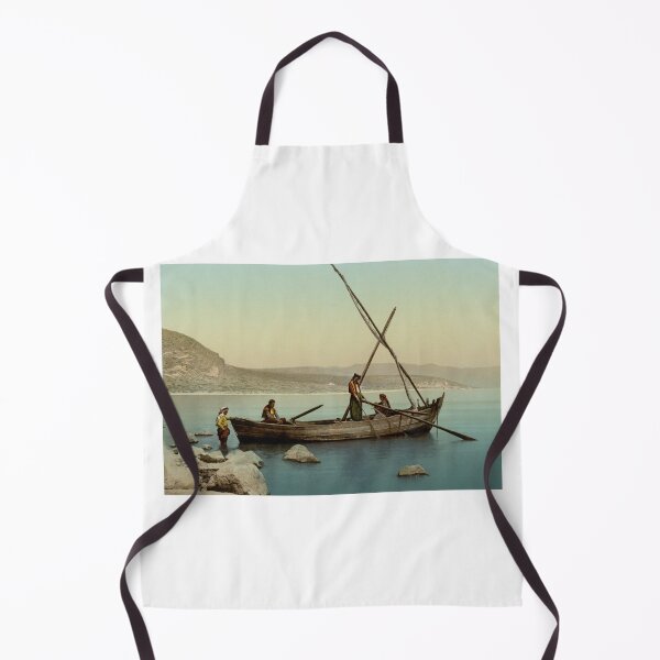 Item preview, Fishermen in the Sea of Galilee designed and sold by 19th Century in Color.
