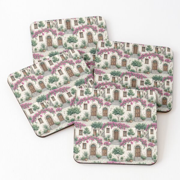 Item preview, Mexico Town Pueblo Magico Charming Pattern designed and sold by dulceguavashop.