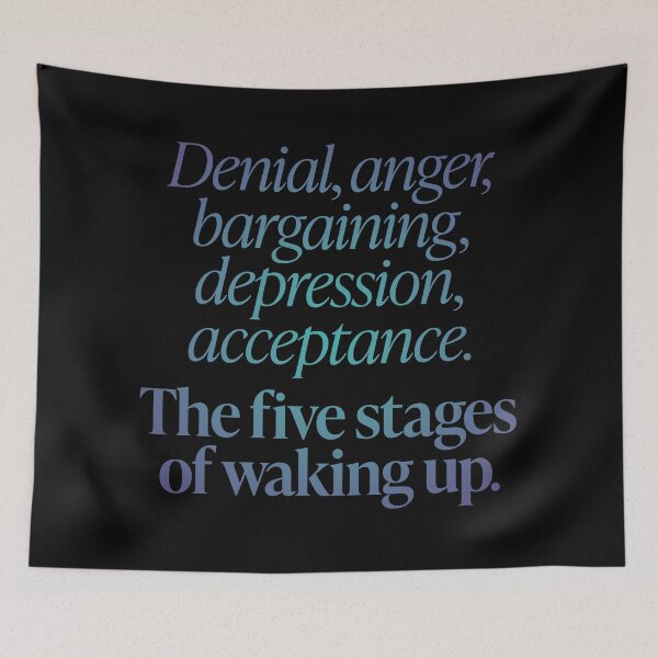 Item preview, The five stages of waking up. v.1 designed and sold by x1brett.