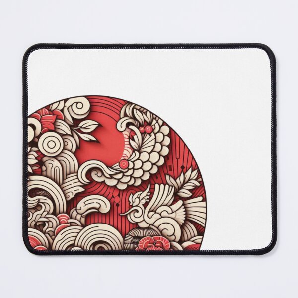 Item preview, Red And White Zen Design designed and sold by AzaTees.