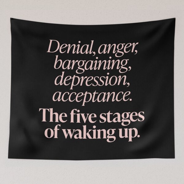 Item preview, The five stages of waking up. v.2 designed and sold by x1brett.