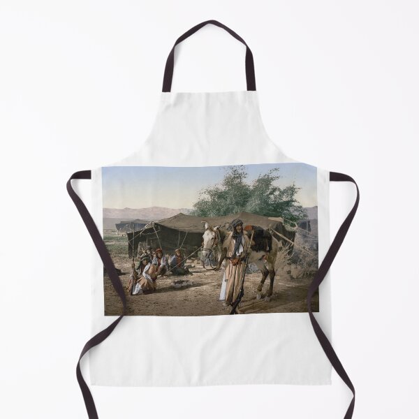 Item preview, Bedouins near their tents designed and sold by 19th Century in Color.