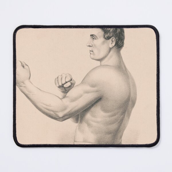 Item preview, Vintage British Boxer Portrait – Classical Athletic Engraving designed and sold by InnerCitadel.