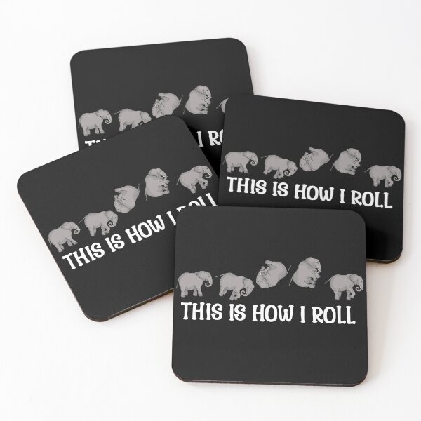 Item preview, Elephant Lover Kids How I Roll Funny Elephant designed and sold by DSWShirts.