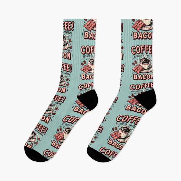 Item preview, Coffee Because You Can't Drink Bacon designed and sold by Retr0Tshirts.
