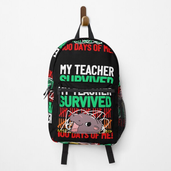 Item preview, MY TEACHER SURVIVED 100 DAYS OF ME! Funny Moo Deng Pygmy Hippo T-Shirt celebrating 100th Day of School for Teacher, Student, Kids, Boy, Girl, Kindergarten designed and sold by Merch Your Vibes.