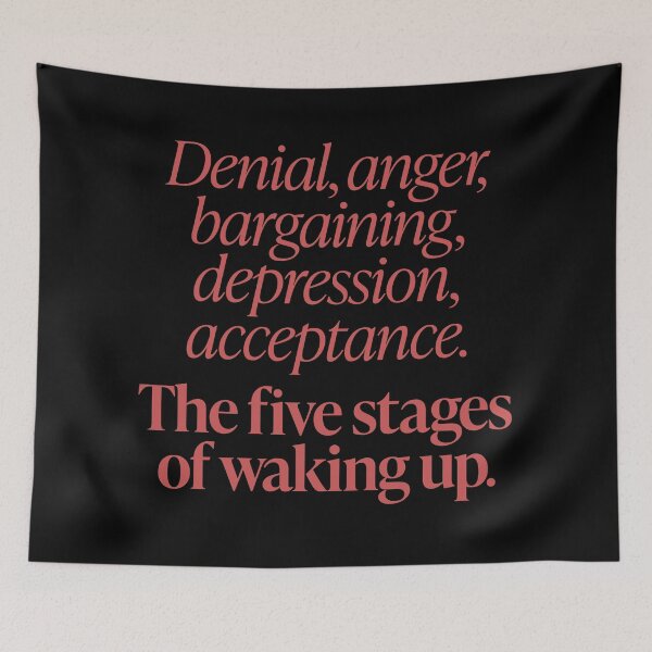 Item preview, The five stages of waking up. v.5 designed and sold by x1brett.