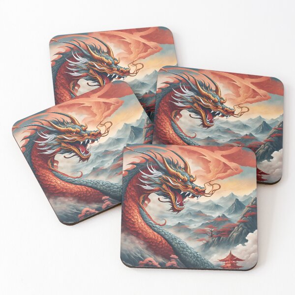 Item preview, Japanese Dragon – fire. designed and sold by AndrewYoko.