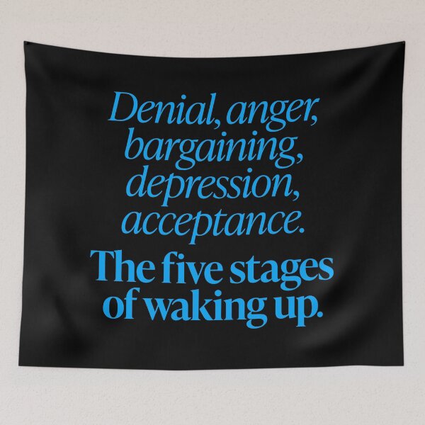 Item preview, The five stages of waking up. v.6 designed and sold by x1brett.