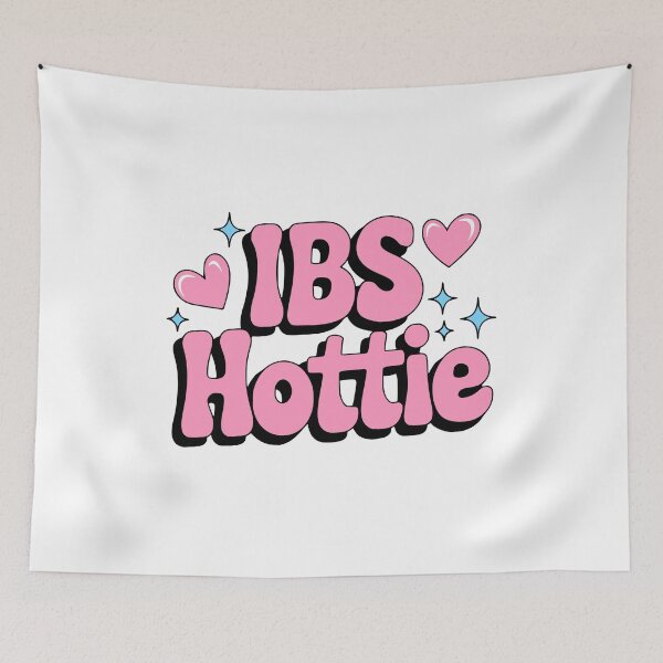 Item preview, IBS Hottie! Funny Girly Pink And Blue designed and sold by PMCreative.