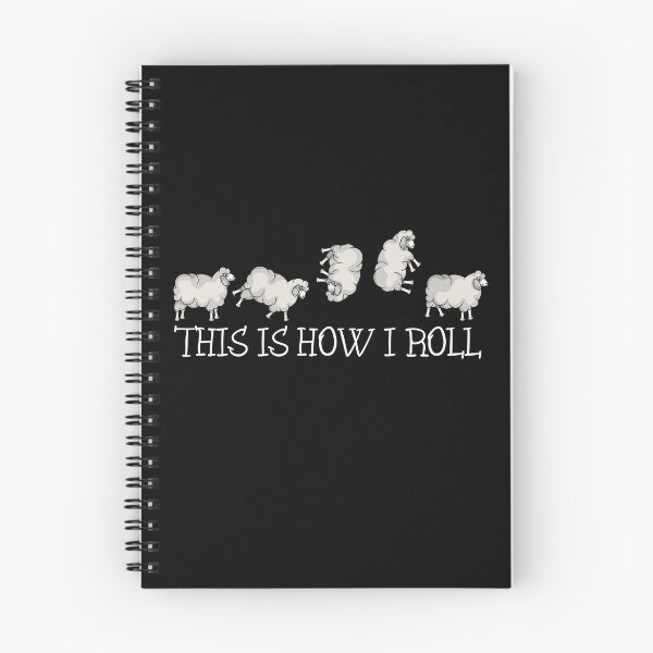 Item preview, Sheep Lover Kids How I Roll Funny Sheep designed and sold by DSWShirts.