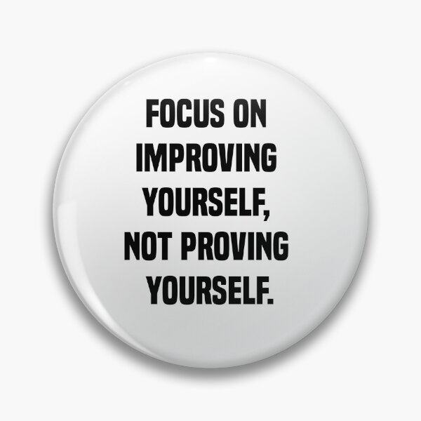 Item preview, Focus on improving yourself  designed and sold by zeeshanahmad888.