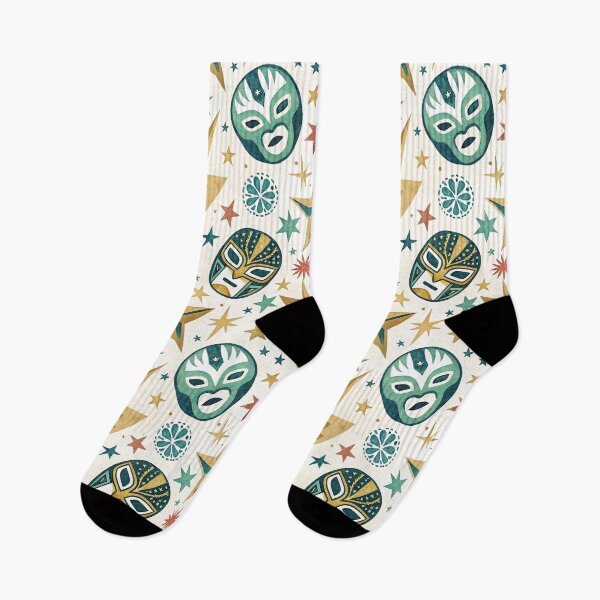 Item preview, Lucha Libre Mexican Luchadores Celebration Pattern designed and sold by dulceguavashop.
