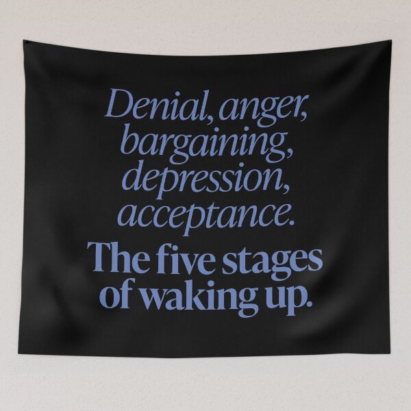 Item preview, The five stages of waking up. v.8 designed and sold by x1brett.