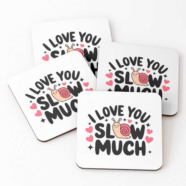 Item preview, I Love You Slow Much! Funny Snail Love Pun designed and sold by PMCreative.