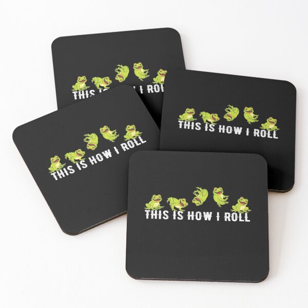 Item preview, Frog Lover Kids How I Roll Funny Frog designed and sold by DSWShirts.
