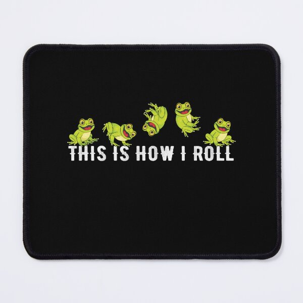 Item preview, Frog Lover Kids How I Roll Funny Frog designed and sold by DSWShirts.