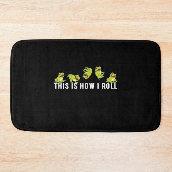 Item preview, Frog Lover Kids How I Roll Funny Frog designed and sold by DSWShirts.