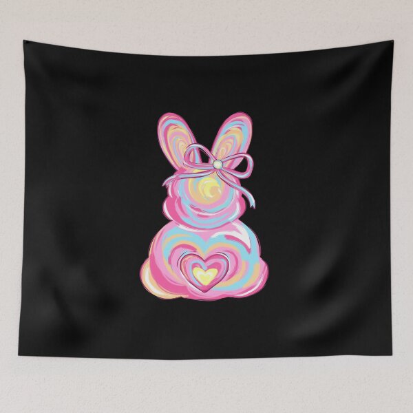 Item preview, Easter Bunny Boy Girl Brushstroke Cute Coquette Bow Easter designed and sold by diyoor.