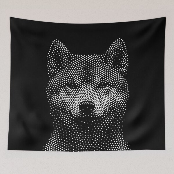 Item preview, Shiba inu dog lover stipple designed and sold by artomazo.