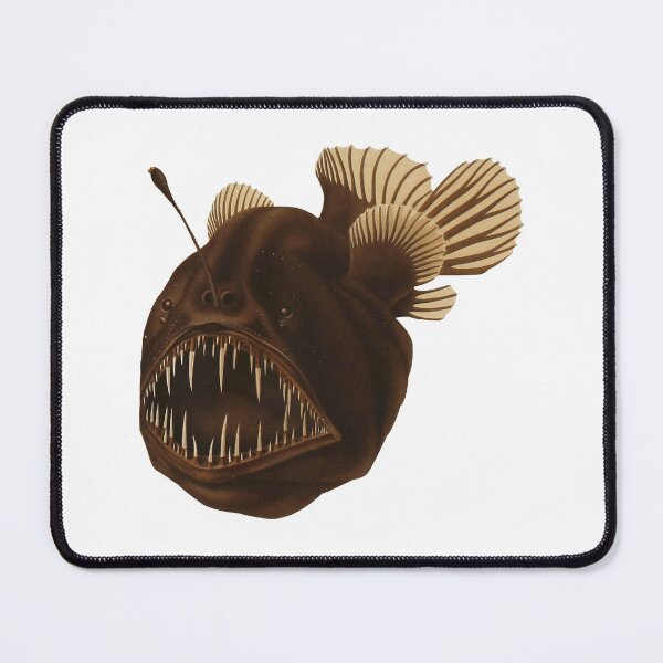 Item preview, Black Devil Fish Scientific Illustration designed and sold by InnerCitadel.
