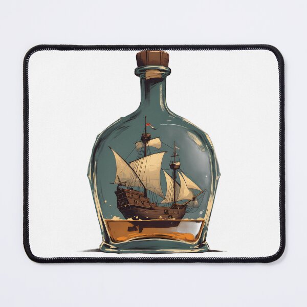 Item preview, Bottled up Ship  in rum designed and sold by 7sklep7.