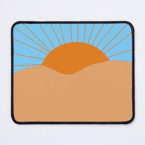 Item preview, Vibrant Orange Minimalistic Sun – Digital Art designed and sold by CreationbyNiki.