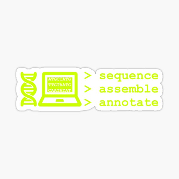 Item preview, Bioinformatics Genome Sequence Assemble Annotate Green designed and sold by MoPaws.