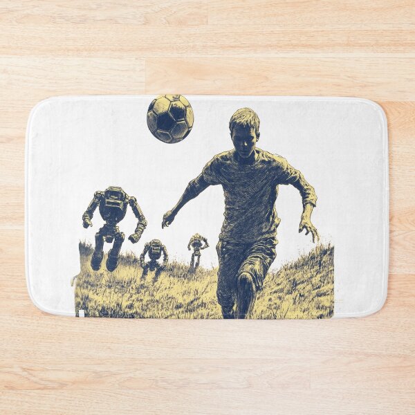 Item preview, Humans 1 - Robots 0, Funny Vintage Sci- Fi. No Text Version. designed and sold by Shoot-The-Moon.